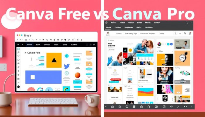 perbandingan canva free dan canva pro