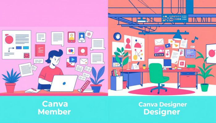 perbedaan canva member dan designer